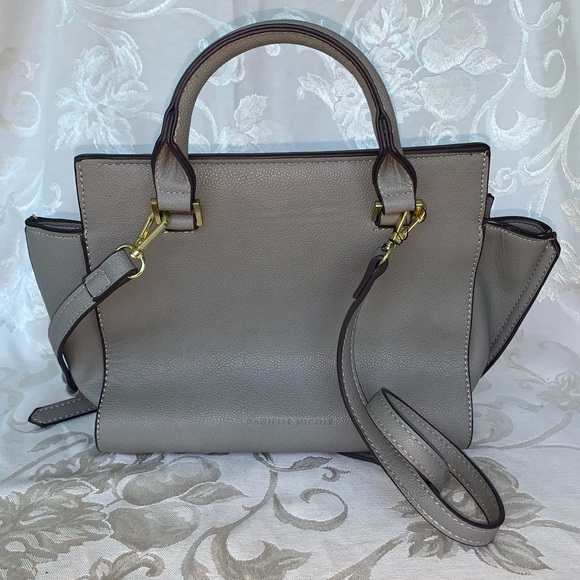 Danielle Nicole grey 2-tone crossbody - Picture 2 of 7